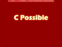 Tablet Screenshot of cpossible.be